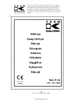 Preview for 1 page of Team Kalorik TKG FT 18 Manual