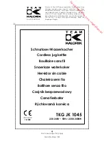 Team Kalorik TKG JK 1045 Manual preview