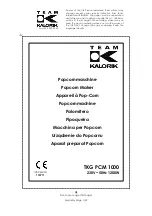 Preview for 1 page of Team Kalorik TKG PCM 1000 Operating Instructions Manual