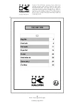 Предварительный просмотр 37 страницы Team Kalorik TKG SWP 1050 User Manual