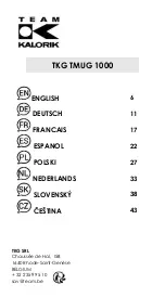 Preview for 52 page of Team Kalorik TKG TMUG 1000 Manual