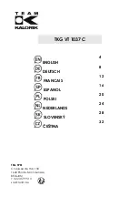 Предварительный просмотр 40 страницы Team Kalorik TKG VT 1037 C Instructions Manual