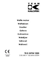 Team Kalorik TKG WPM 1000 Instruction Manual preview