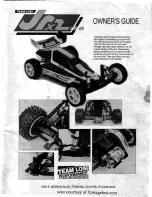 Preview for 1 page of Team Losi JRX-2 Owner'S Manual