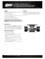 Предварительный просмотр 1 страницы Team Losi LOS01008 Instruction Manual