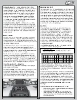 Preview for 18 page of Team Losi LOSB0290 1/10 Slider RTR User Manual