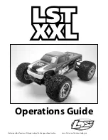 Предварительный просмотр 1 страницы Team Losi LST XXL Operation Manual