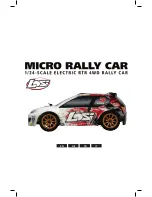 Preview for 1 page of Team Losi Micro Rally Car Manual