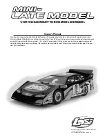 Team Losi Mini-Late Mode Owner'S Manual preview