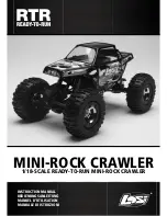 Team Losi Mini-Rock Crawler LOSB0222 Instruction Manual preview