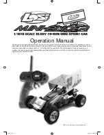 Preview for 1 page of Team Losi mini-slider Operation Manual