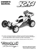 Team Losi XX CR Kinwald Edition Owner'S Manual preview