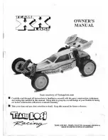 Предварительный просмотр 1 страницы Team Losi XX Owner'S Manual