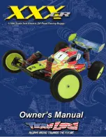 Team Losi XXX-CR Owner'S Manual preview