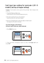 Preview for 50 page of Team Nisca L201-D User Manual Manual