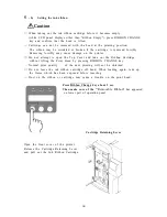 Preview for 39 page of Team Nisca Nisca PR5350 Operation Manual