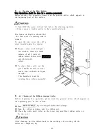 Preview for 43 page of Team Nisca Nisca PR5350 Operation Manual