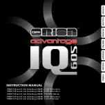 Предварительный просмотр 1 страницы Team Orion advantage iq605 Instruction Manual