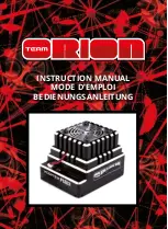 Team Orion Vortex R8.1 pro Instruction Manual предпросмотр