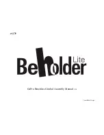 Team Revel Design Beholder Lite Assembly Manual предпросмотр