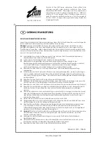 Preview for 2 page of Team CH 1810 Operating Instructions Manual