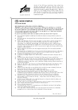 Preview for 8 page of Team GR 9 Operating Instructions Manual