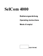 Preview for 1 page of Team SelCom 4000 Operating Instructions Manual