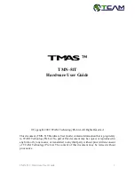 Предварительный просмотр 1 страницы Team TMN-51T Hardware User'S Manual