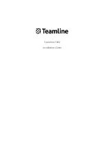 Teamline 5250 Installation Manual preview