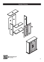 Preview for 4 page of Teamson Elegant Home Fashions Russell Wall Mounted Cabinet with Double Doors F0014 Assembly Instructions Manual