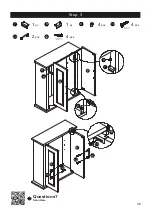 Preview for 9 page of Teamson Elegant Home Fashions Russell Wall Mounted Cabinet with Double Doors F0014 Assembly Instructions Manual