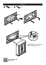 Preview for 11 page of Teamson Elegant Home Fashions Russell Wall Mounted Cabinet with Double Doors F0014 Assembly Instructions Manual