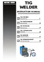 Preview for 1 page of TEAMWELDER TIG 180 AC/DC Instruction Manual