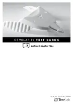 Preview for 1 page of TearLab OSMOLARITY Instructions For Use Manual