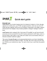 Preview for 1 page of Teasi Smar.T power Quick Start Manual