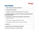 Preview for 2 page of Teba therm T-30 Installation Manual