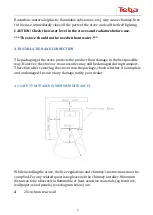 Предварительный просмотр 5 страницы Teba TF-25 Installation And Manual