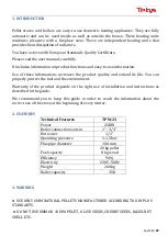 Preview for 3 page of Teba TPW-23 Installation And User Manual