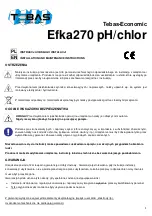 Tebas Efka270 Installation And Maintenance Instructions Manual предпросмотр