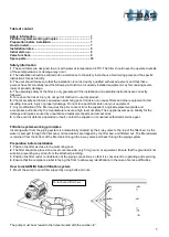 Предварительный просмотр 7 страницы Tebas MINI Saturn Owners Manual & Instruction