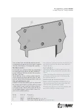 Предварительный просмотр 3 страницы TEBAU form & funktion Vordach MODENA Assembly Instructions Manual