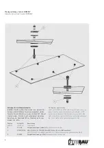 Предварительный просмотр 4 страницы TEBAU form & funktion Vordach MODENA Assembly Instructions Manual