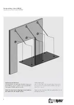 Предварительный просмотр 6 страницы TEBAU form & funktion Vordach MODENA Assembly Instructions Manual