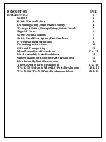 Preview for 4 page of tebben TPA-1000 Operator'S  Maintenance Manual