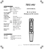 TEC-HU TE 51 User Manual предпросмотр