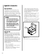 Предварительный просмотр 14 страницы TEC Infra-red Electric Cherokee CH-10EL Owner'S Manual