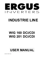 Preview for 1 page of TEC.LA Ergus WIG 160 CDI User Manual