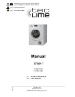 tec lime TTHD-7 Manual preview