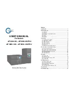 TEC AP160N-10K User Manual предпросмотр