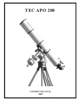 TEC APO 200 Owner'S Manual preview